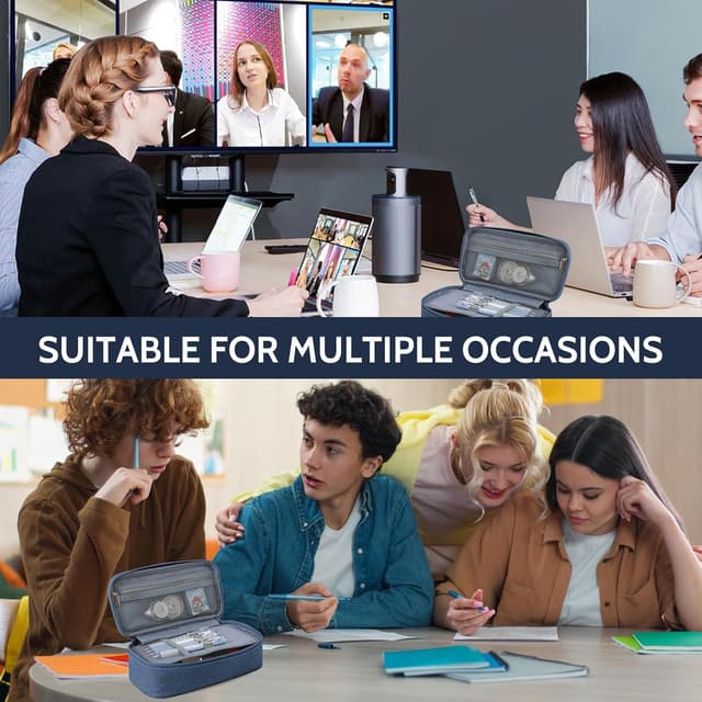 Detalle 2 de Gigmeta Federmäppchen 80 Stifte Blau