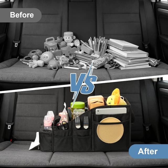 Thumbnail 3 de Romon Organizador Coche Asiento 4 compartimentos