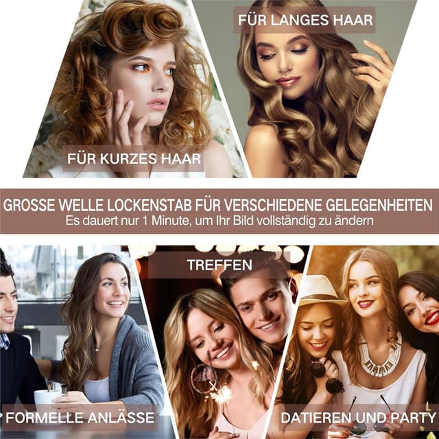 Thumbnail 6 de TOP4EVER 3 Fässer Wellenwickler 22mm