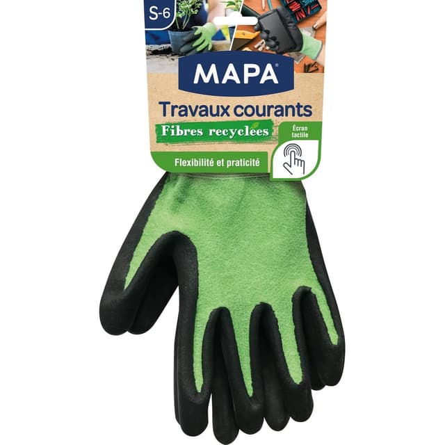 Detalle de MAPA Professional Gants Travaux S Fibres Recyclées