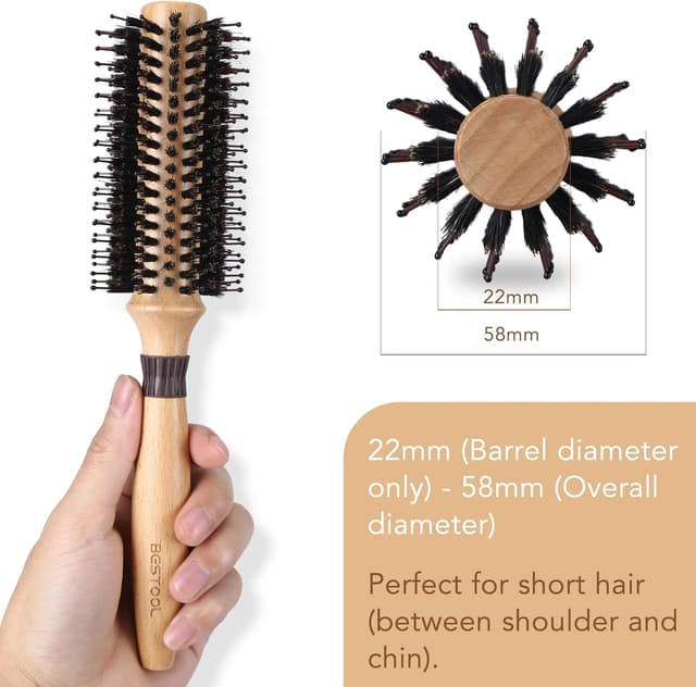 Detalle 2 de BESTOOL Brosse ronde 22mm pour brushing