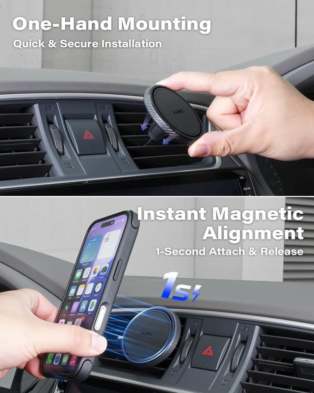 Detalle 1 de A2C Handyhalterung Auto für Lüftung