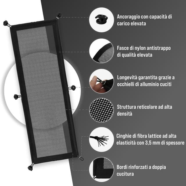 Thumbnail 4 de Ultimate Setup Raccogli cavi sotto scrivania organizer nero