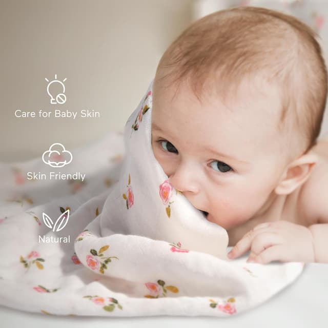 Thumbnail 4 de Momcozy Muslin Swaddle Blanket 47 x 47 inches
