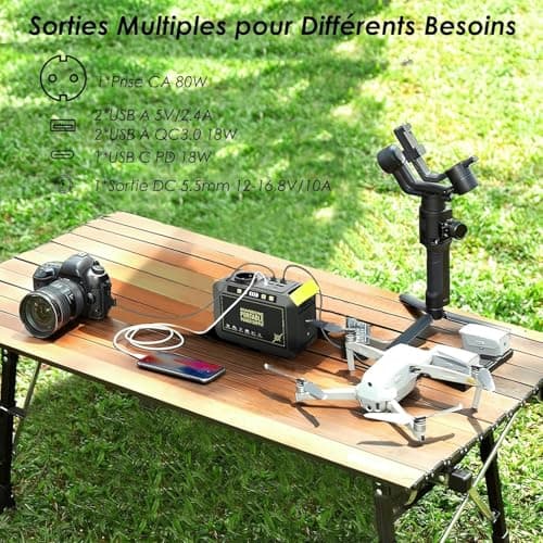 Thumbnail 1 de MARBERO Estación de Energía Portátil 88Wh ⚡ Camping y Viajes