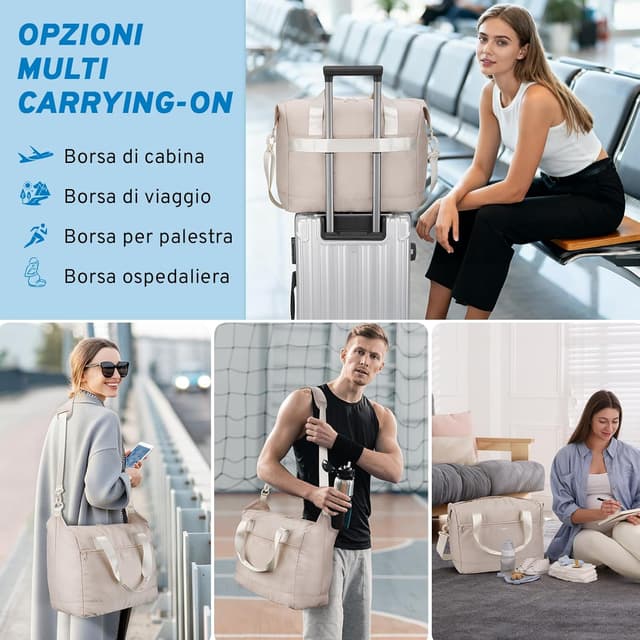 Detalle 2 de VSNOON bagaglio a mano 40x30x20 Ryanair 25L