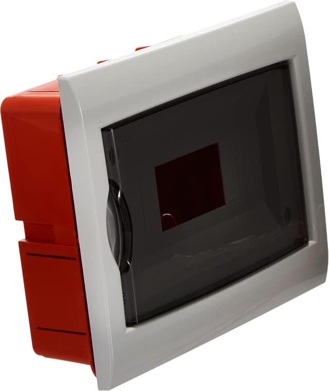 Detalle 2 de Electraline 60439 Coffret encastrable 4 modules Jaune/Blanc