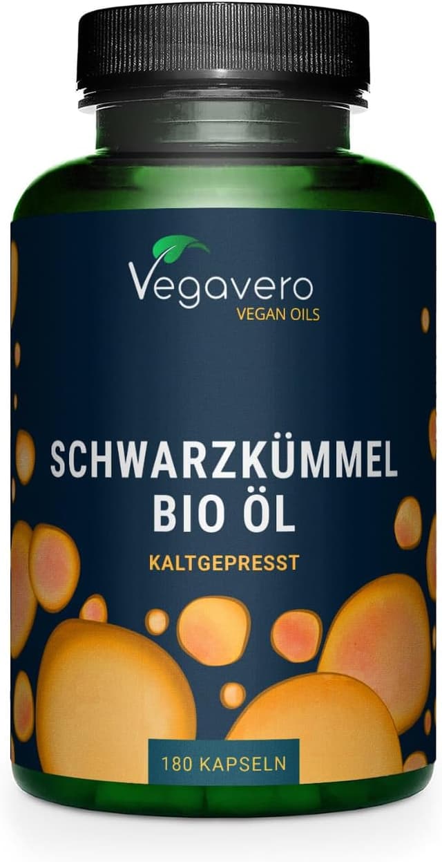 Detalle de Vegavero Bio Schwarzkümmelöl Kapseln 1000 mg