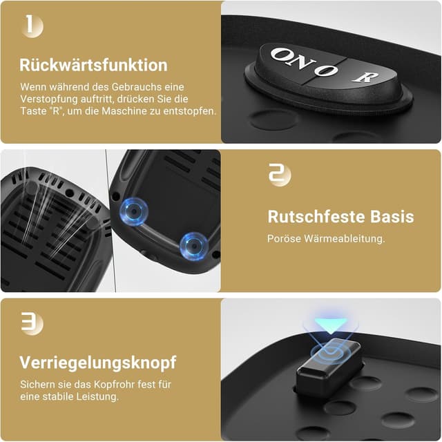 Thumbnail 6 de AAOBOSI Fleischwolf 4-in-1 2800 W