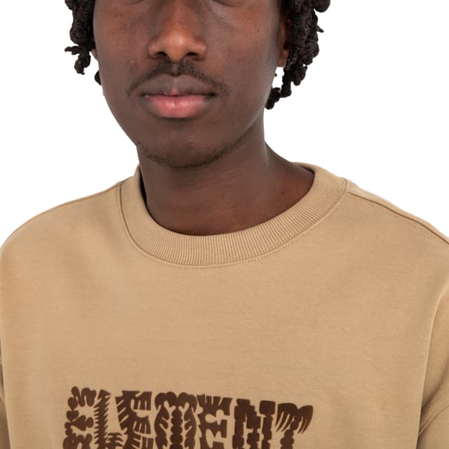 Detalle 2 de Element Cornell Cipher sudadera de hombre con cuello redondo y estampado en el pecho