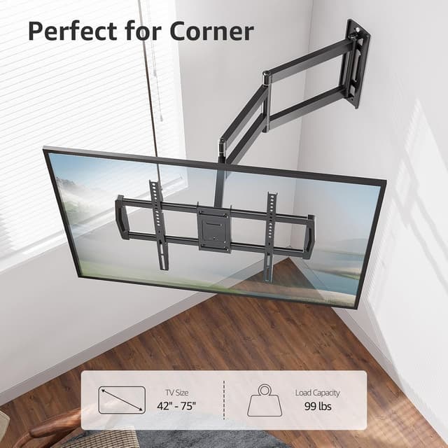 Detalle 2 de MOUNTUP MU0047-L 37.9" Long Arm TV Wall Mount