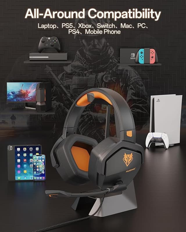 Thumbnail 4 de NUBWO N16 Auriculares con cable para PS5, PC — cancelación de ruido