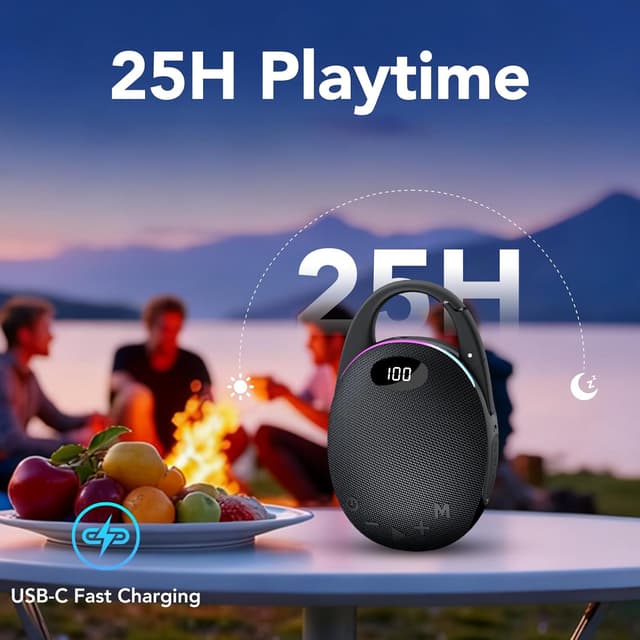 Thumbnail 3 de Tragbarer Bluetooth-Lautsprecher IP68 360° HiFi