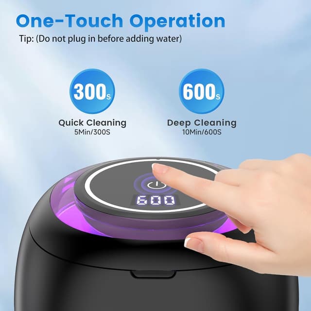 Thumbnail 4 de SEANCHEER Ultrasonic Cleaner 48kHz