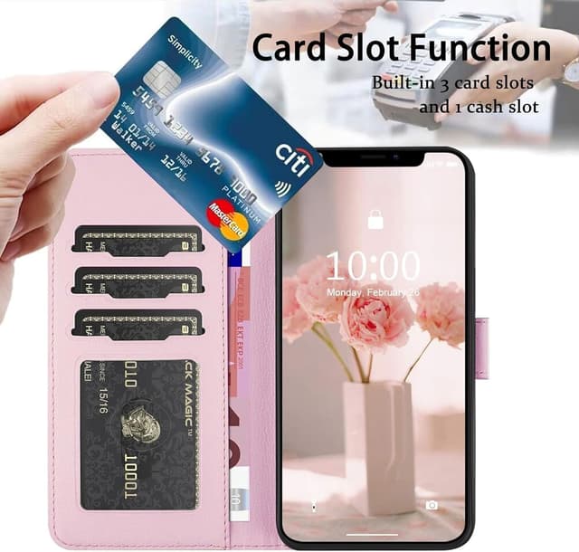 Thumbnail 4 de Handyhülle Geldbörse für iPhone XR, 360° Schutz