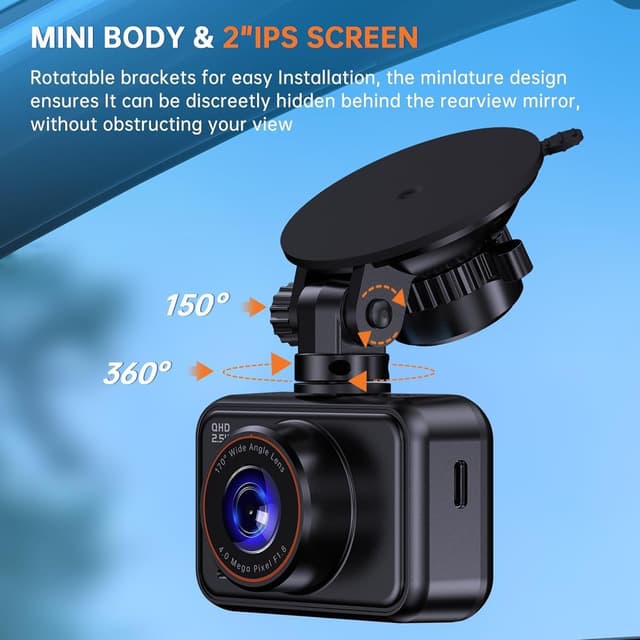 Thumbnail 5 de E-YEEGER S60 2.5K Dash Cam
