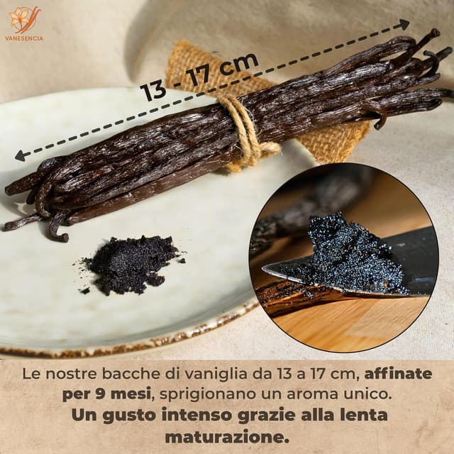 Thumbnail 1 de VANESENCIA Bacche di vaniglia Bourbon del Madagascar 15 pezzi 🍰