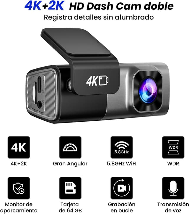 Thumbnail 5 de MANKIW 4K/2K Dashcam para coche