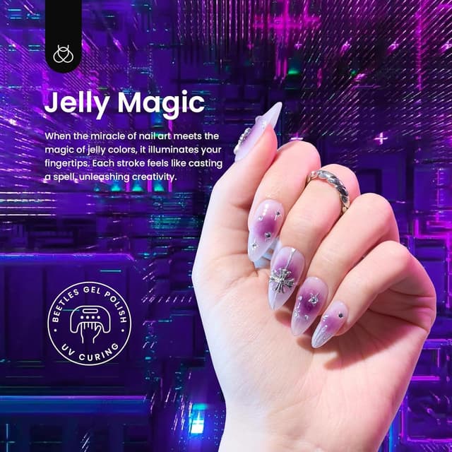 Detalle 2 de Beetles Jelly Gel Nail Polish 7.5ml ๐
