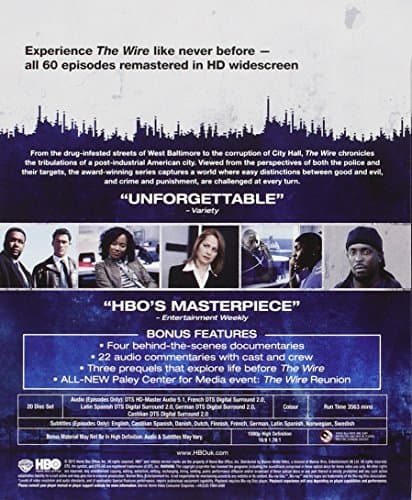 Detalle 2 de The Wire Complete Series (Edición Reino Unido) en Blu-ray – set completo WB