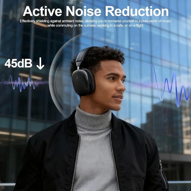 Thumbnail 4 de Anjetsun Auriculares Over‑Ear ANC 80H