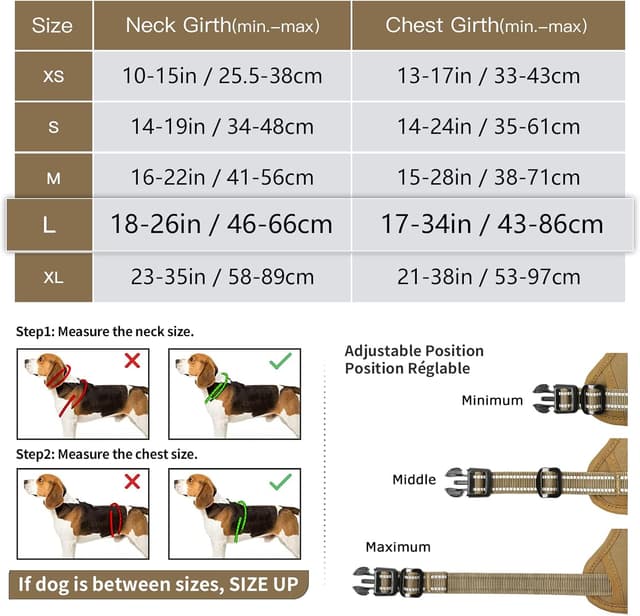 Thumbnail 4 de HEELE Dog Harness L adjustable no-pull padded harness