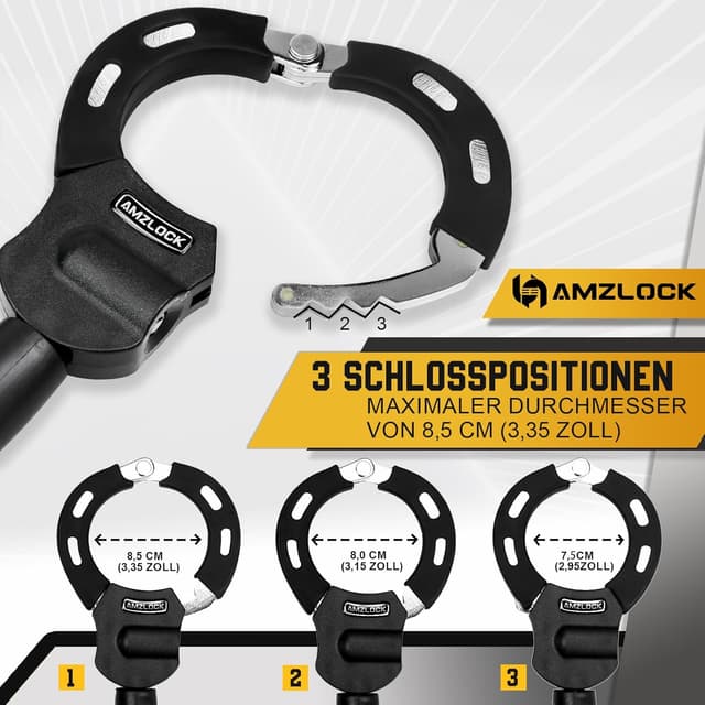 Thumbnail 5 de AMZLOCK E Scooter Schloss 75cm đź”’