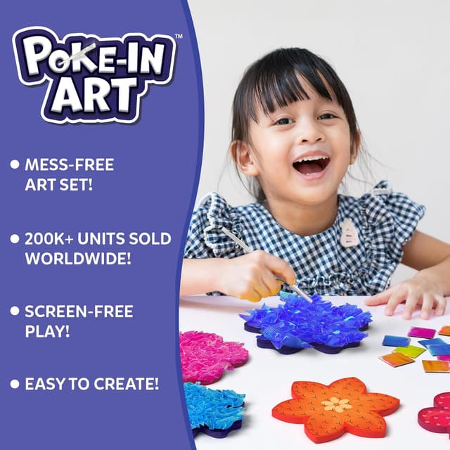 Detalle de Skillmatics Poke-in Art Flower Bouquet kit