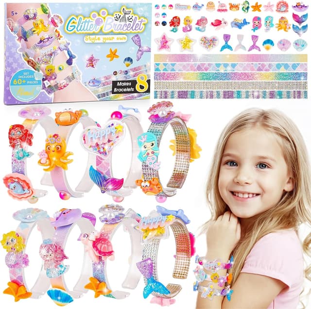 Detalle de Eichhoo Mermaid bracelet kit for kids 64 dots