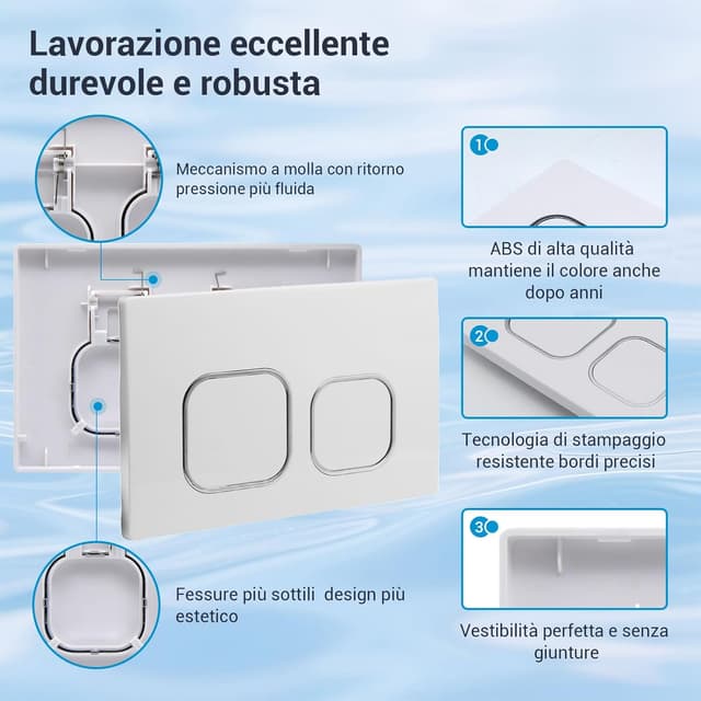 Detalle de Mendorio Placca comando WC 243×163 mm