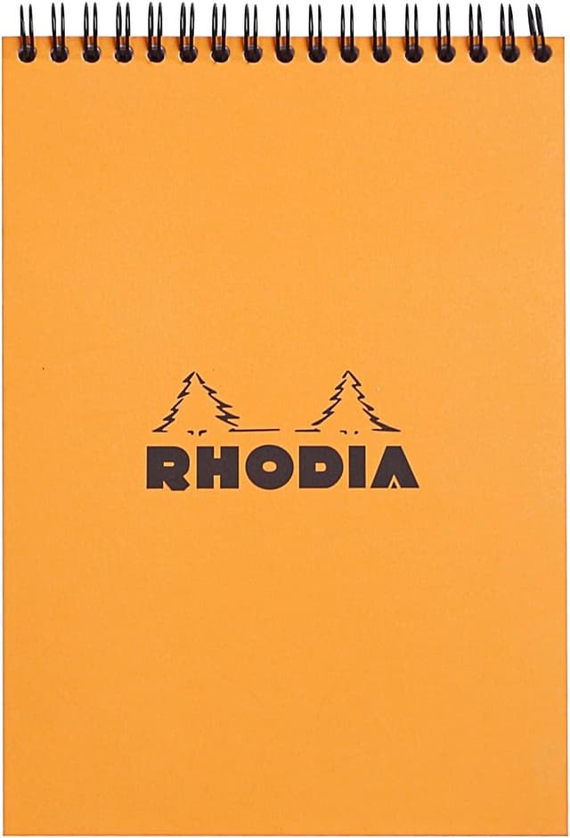 Detalle de RHODIA 16501C Spiral Notebook A5 Orange
