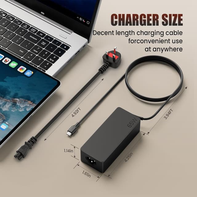 Thumbnail 6 de Lenovo 65W USB-C Laptop Charger