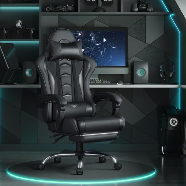 Thumbnail 5 de Yaheetech silla gaming ergonómica