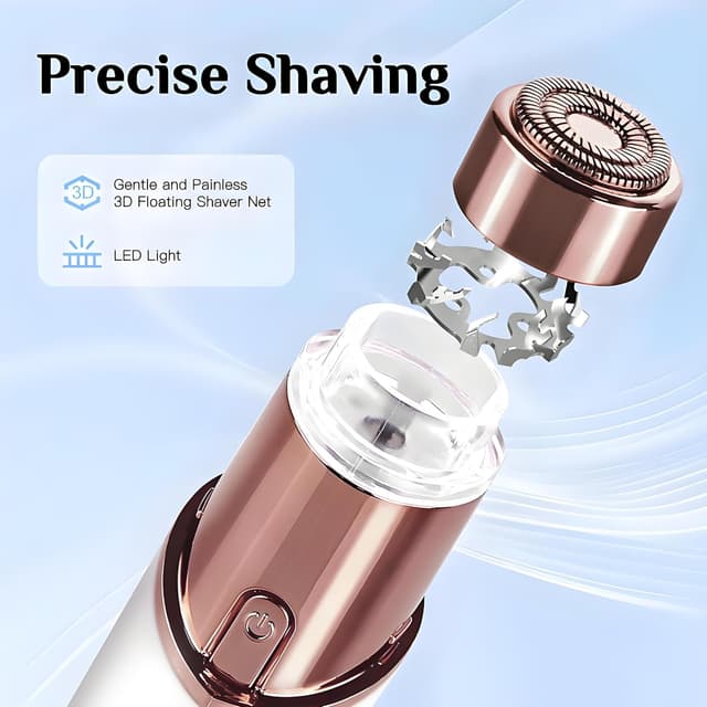 Thumbnail 1 de EDIMENS 2‑in‑1 Facial Hair Remover USB Rechargeable ✂