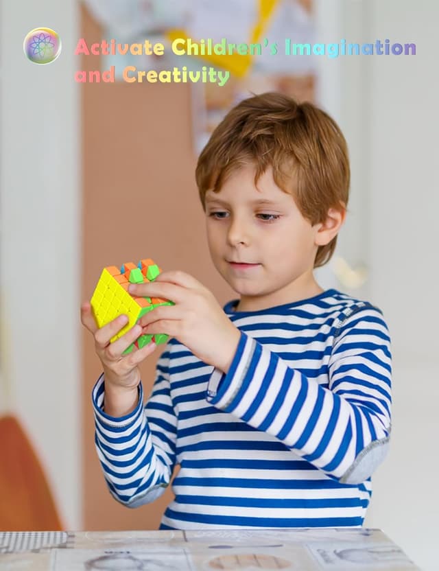 Detalle 2 de ROXENDA Cubo de Velocidad 5x5 🧊 Ágil, Duradero y Stickerless