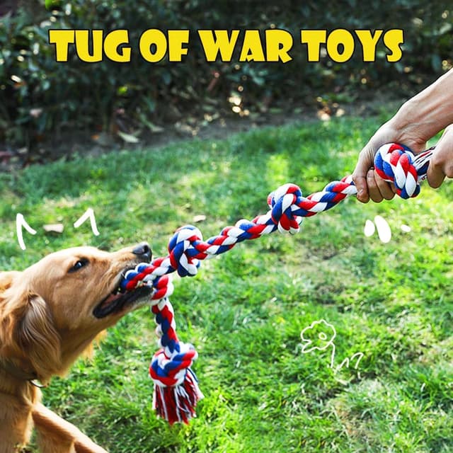 Thumbnail 5 de Speedy Panther Indestructible Dog Rope Toy 90cm