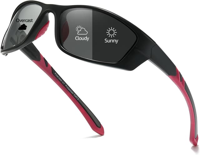 Detalle de Photochromic UV400 running sunglasses