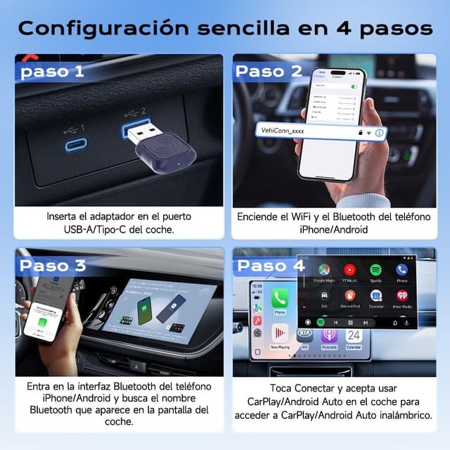 Thumbnail 4 de Carlinkit Mini Ultra Adaptador CarPlay inalámbrico