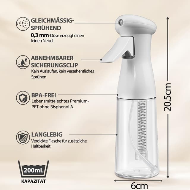 Thumbnail 5 de MRUN BONE Ultrafeine Sprühflasche 200 ml