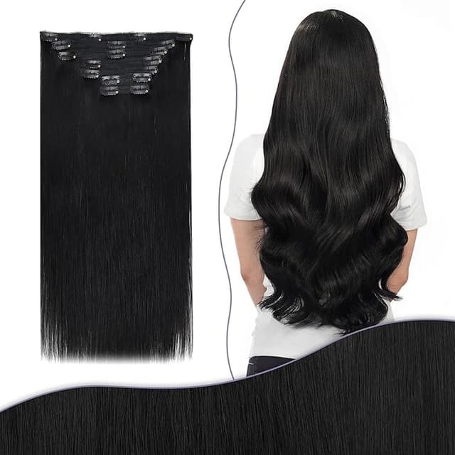 Detalle de Fshine Extensiones de Pelo Humano Remy Brasileño Lacio 40cm
