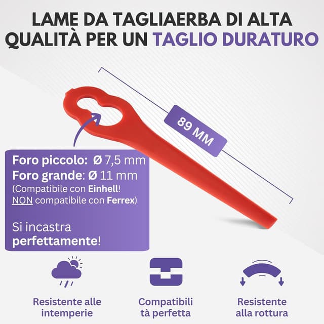 Thumbnail 2 de Filzada 50x Lame taglio bordatura