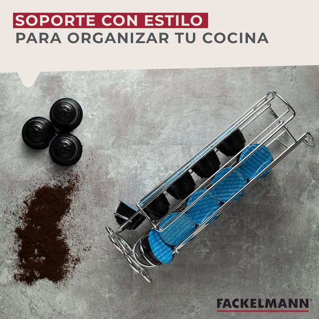 Detalle 2 de Fackelmann Dispensador Vertical para 18 Cápsulas Dolce Gusto