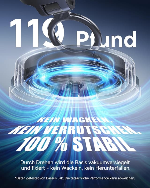 Detalle de Baseus VC2 Flex Handyhalter für Auto, 54 kg