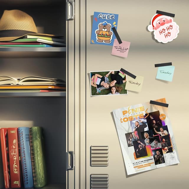 Detalle 2 de FINDMAG 12 Pack Strong Magnet (60 x 10 x 3 mm) with Double-Sided Adhesive Strips