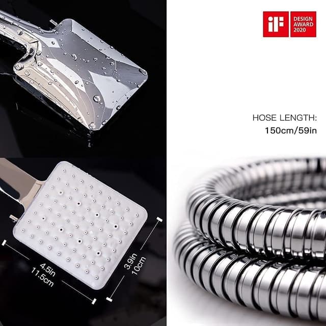 Thumbnail 3 de Newentor Duschkopf mit Schlauch 1,5M – Regendusche