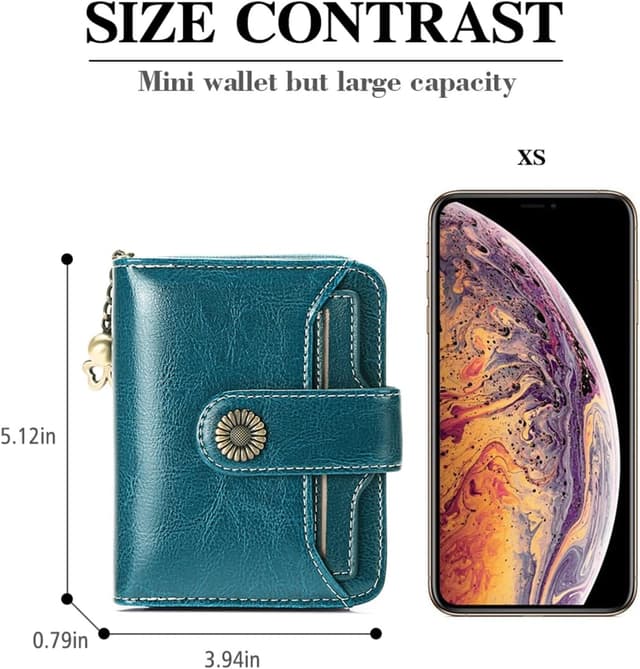 Thumbnail 4 de SENDEFN Small Genuine Leather Wallet 5.12