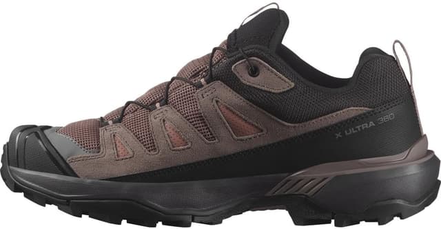 Detalle de Salomon X Ultra 360 Leather Gore-Tex : chaussures de randonnée imperméables pour femme, stabilité et adhérence tout temps
