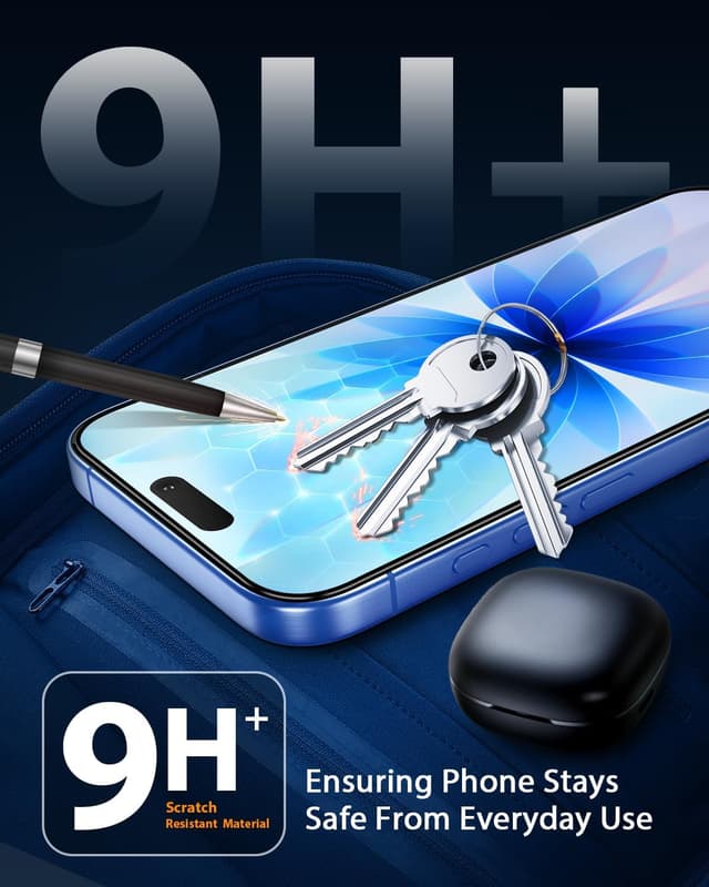 Thumbnail 5 de Mkeke iPhone 17 Screen Protector 3-Pack