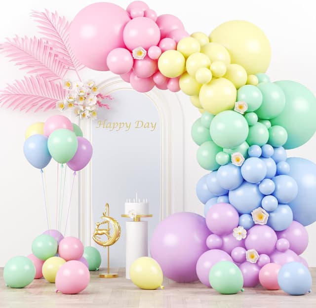 Imagen de Voircoloria Kit 130 Pastel Balloons 130 🎈 en OfertitasTOP