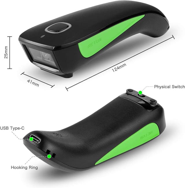 Thumbnail 4 de NETUM C740 scanner di codici 1200 mAh